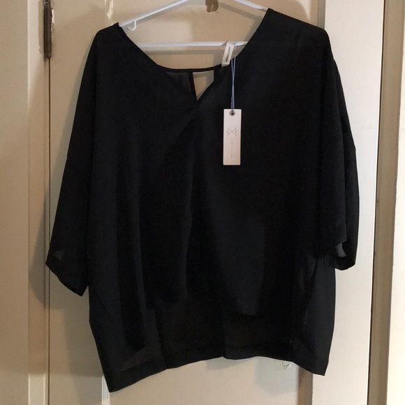 Gentle Fawn Olive Sheer Top - Picture 1 of 4